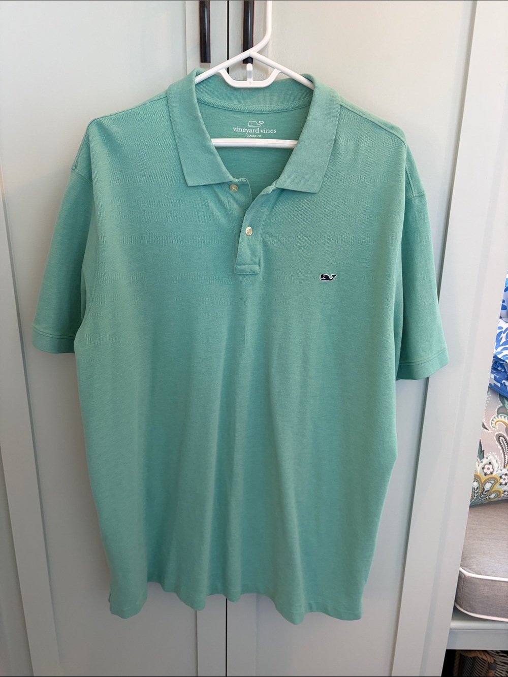 Vineyard Vines Men’s Seafoam Green Polo Shirt